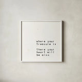 Words of Encouragement V by Emily Adams. Shown in a crisp white glass frame for a clean and minimalist style. Available as an archival giclee rolled canvas, fine art paper, or poster print. SKU 27422a.
