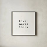 Words of Encouragement VI by Emily Adams. Shown in a sleek black glass frame for a contemporary gallery look. Available as an archival giclee rolled canvas, fine art paper, or poster print. SKU 27423a.
