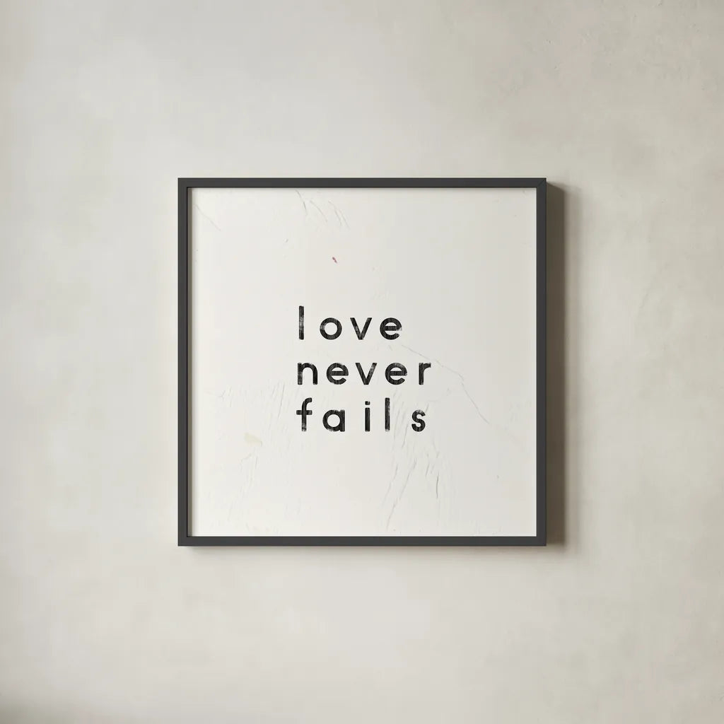 Words of Encouragement VI by Emily Adams. Shown in a sleek black glass frame for a contemporary gallery look. Available as an archival giclee rolled canvas, fine art paper, or poster print. SKU 27423a.