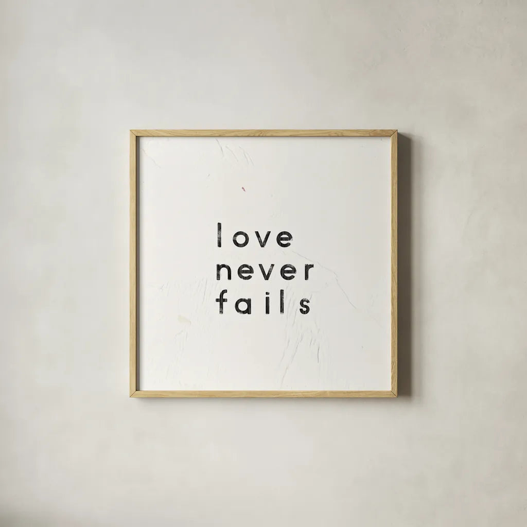 Words of Encouragement VI by Emily Adams. Shown in a natural wood glass frame for a timeless modern aesthetic. Available as an archival giclee rolled canvas, fine art paper, or poster print. SKU 27423a.