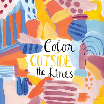 Abstract Affirmations I v2 by Farida Zaman. SKU 42912a. Archival Giclee Fine art print for wall decor.