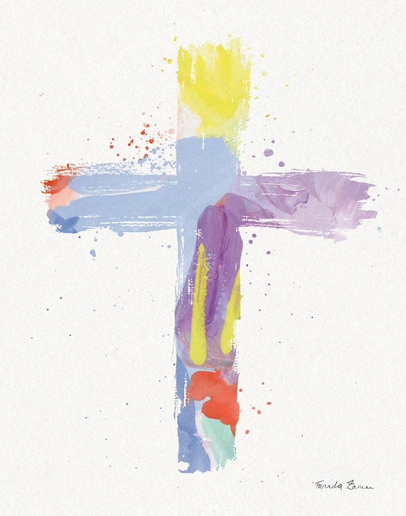 Abstract Cross II by Farida Zaman