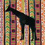 African Animal III Jewel by Farida Zaman. SKU 53985a. Archival Giclee Fine art print for wall decor.