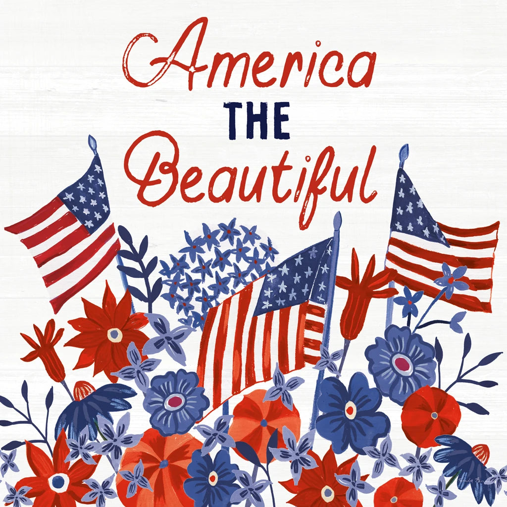 America the Beautiful I v2 by Farida Zaman