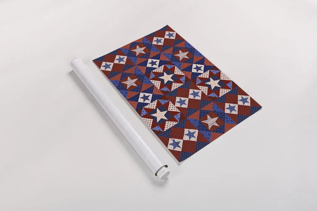 America the Beautiful VIII by Farida Zaman. shown as a rolled paper print. Available as archival giclee rolled canvas, fine art paper, or poster print. SKU 47542i.