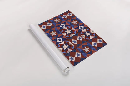 America the Beautiful VIII by Farida Zaman. shown as a rolled paper print. Available as archival giclee rolled canvas, fine art paper, or poster print. SKU 47542i.