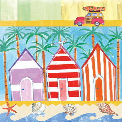 Beach Living I by Farida Zaman. SKU 33258a. Archival Giclee Fine art print for wall decor.