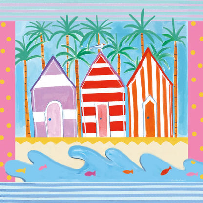 Beach Living II by Farida Zaman. SKU 33259a. Archival Giclee Fine art print for wall decor.