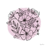 Black and White Botanical III by Farida Zaman. SKU 61603a. Archival Giclee Fine art print for wall decor.