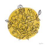 Black and White Botanical IV by Farida Zaman. SKU 61604a. Archival Giclee Fine art print for wall decor.