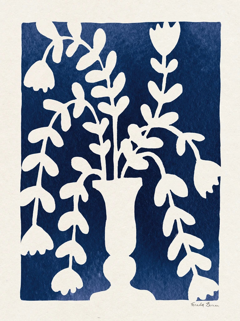 Blooming Blue I by Farida Zaman