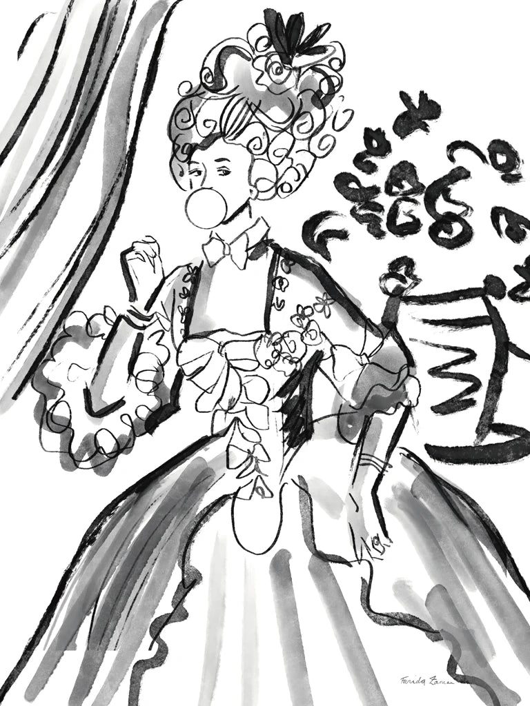 Blow a Bubble Sketch by Farida Zaman
