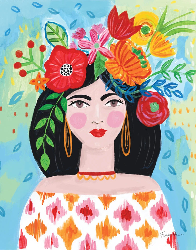 Boho Girl II by Farida Zaman