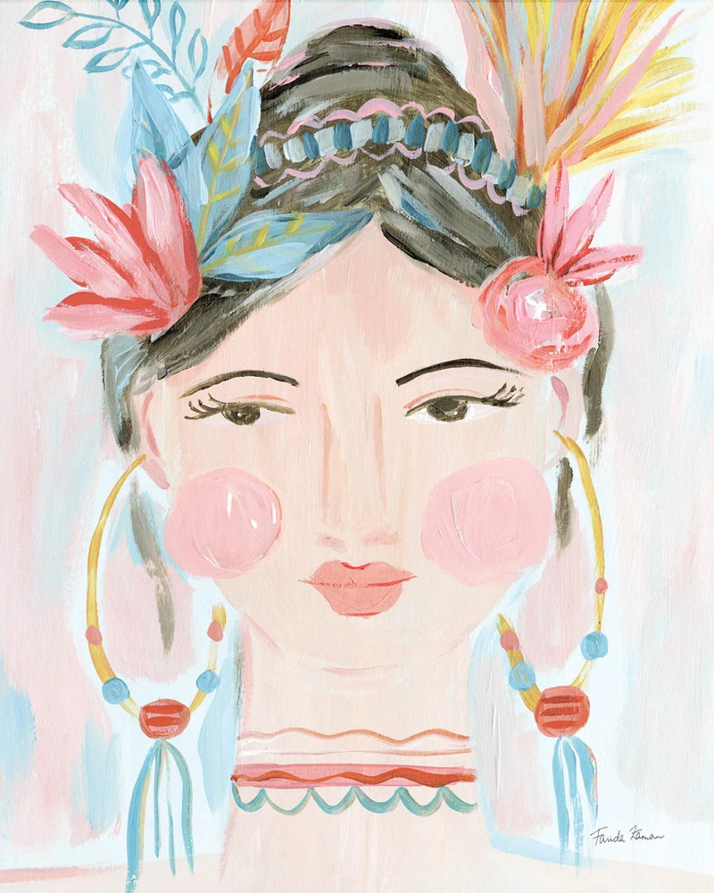 Boho Lady II by Farida Zaman