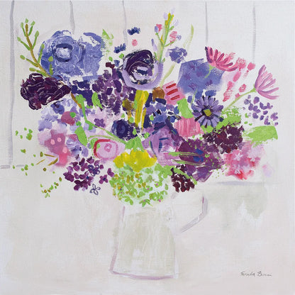 Bouquet for You by Farida Zaman. SKU 44832a. Archival Giclee Fine art print for wall decor.