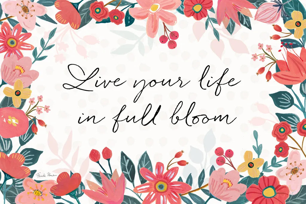 Bright Petals I by Farida Zaman. SKU 54190i. Archival Giclee Fine art print for wall decor.