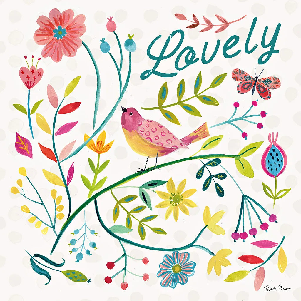 Budding Beauty II by Farida Zaman. SKU 53809a. Archival Giclee Fine art print for wall decor.