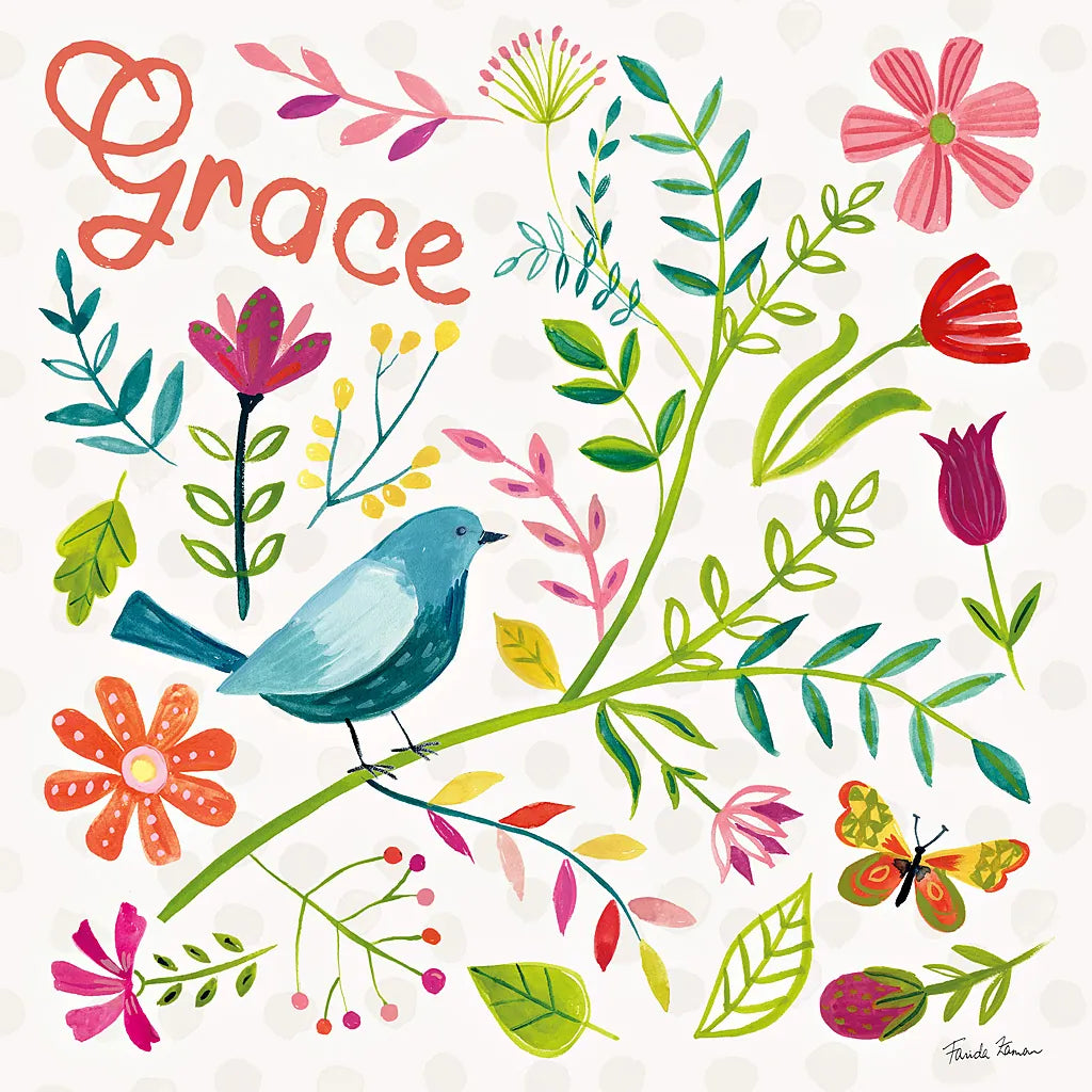 Budding Beauty IV by Farida Zaman. SKU 53811a. Archival Giclee Fine art print for wall decor.