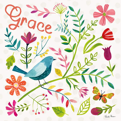 Budding Beauty IV by Farida Zaman. SKU 53811a. Archival Giclee Fine art print for wall decor.