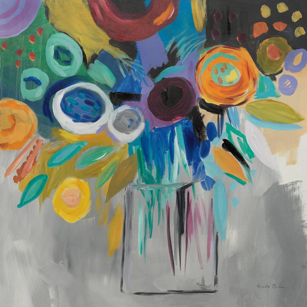 Burst of Magic by Farida Zaman. SKU 32157a. Archival Giclee Fine art print for wall decor.