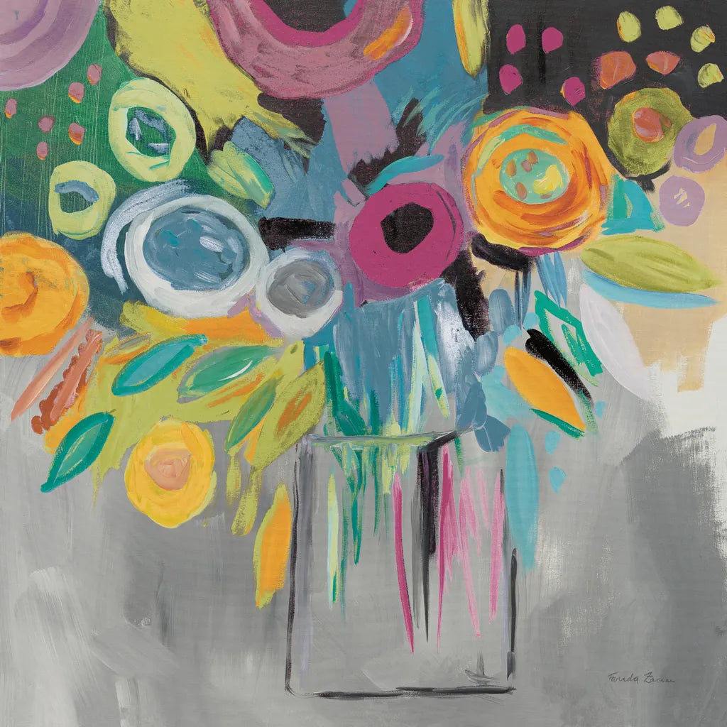 Burst of Magic Autumn by Farida Zaman. SKU 36200a. Archival Giclee Fine art print for wall decor.