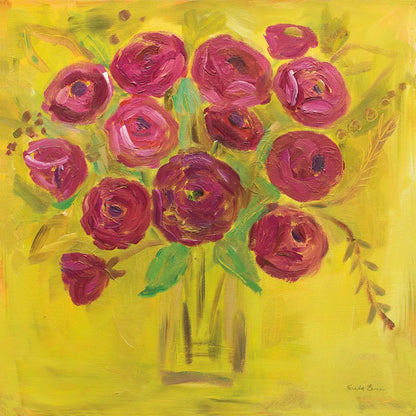 Burst of Poppies by Farida Zaman. SKU 32162a. Archival Giclee Fine art print for wall decor.