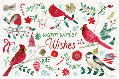 Cheerful Holiday I by Farida Zaman. SKU 54660i. Archival Giclee Fine art print for wall decor.