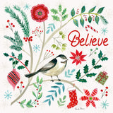 Cheerful Holiday II by Farida Zaman. SKU 54661a. Archival Giclee Fine art print for wall decor.