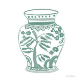 Chinoiserie IV Pastel by Farida Zaman. SKU 82373a. Archival Giclee Fine art print for wall decor.