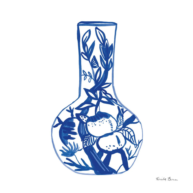 Chinoiserie VIII by Farida Zaman. SKU 44132a. Archival Giclee Fine art print for wall decor.