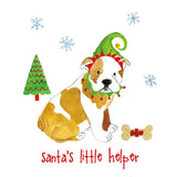 Christmas Critters I by Farida Zaman. SKU 45841a. Archival Giclee Fine art print for wall decor.
