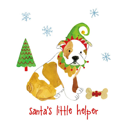 Christmas Critters I by Farida Zaman. SKU 45841a. Archival Giclee Fine art print for wall decor.