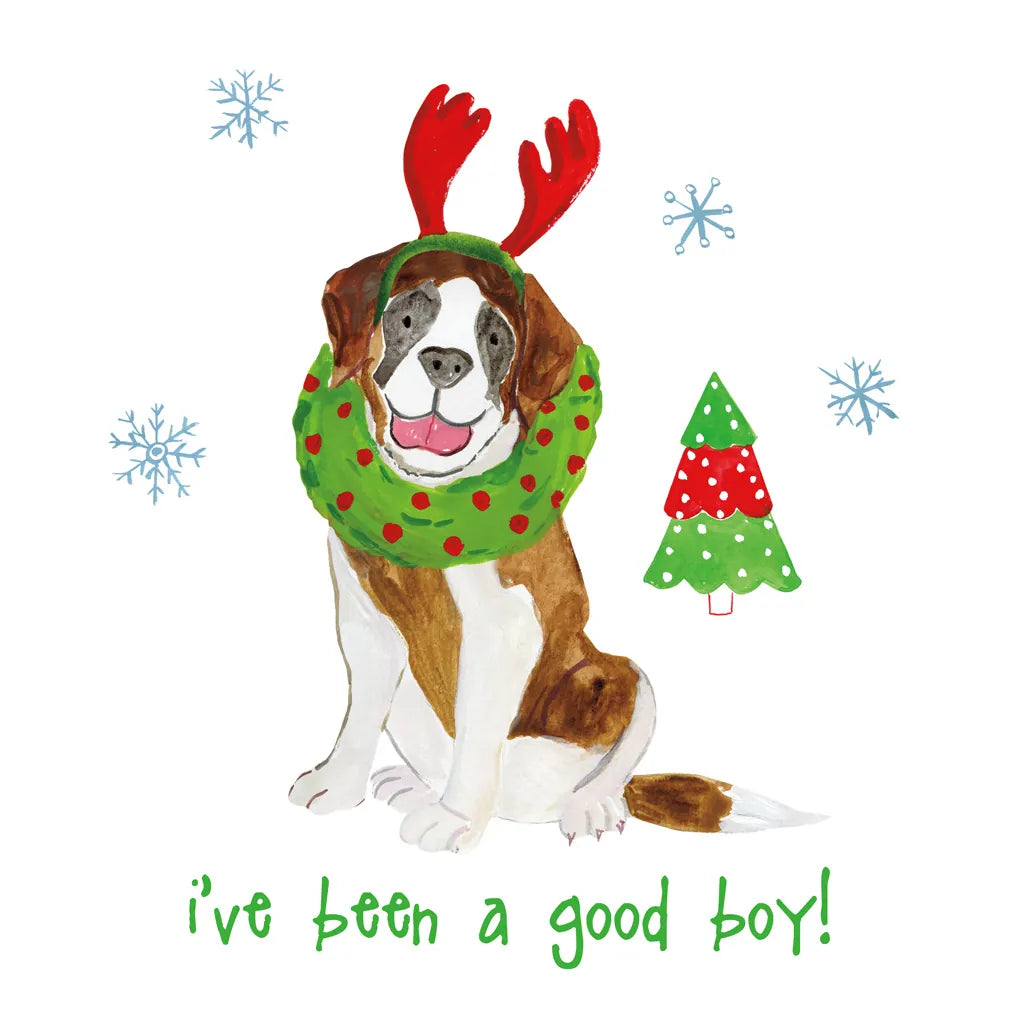 Christmas Critters II by Farida Zaman. SKU 45842a. Archival Giclee Fine art print for wall decor.