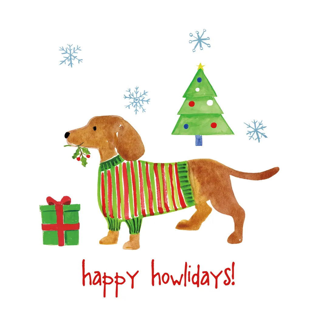 Christmas Critters IV by Farida Zaman. SKU 45844a. Archival Giclee Fine art print for wall decor.