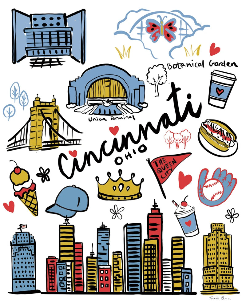 Cincinnati OH by Farida Zaman