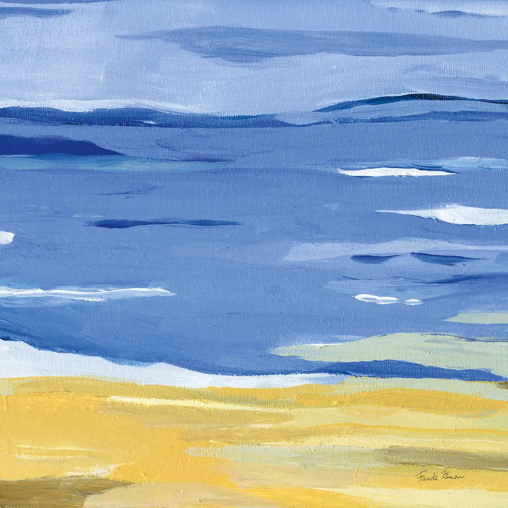 Coastal Abstract by Farida Zaman. SKU 60386a. Archival Giclee Fine art print for wall decor.