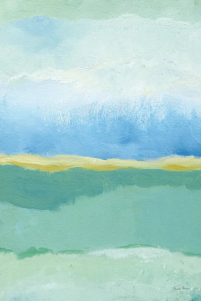 Coastal Bliss I Crop by Farida Zaman. SKU 48443h. Archival Giclee Fine art print for wall decor.