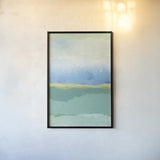 Coastal Bliss I Crop by Farida Zaman. shown as a paper print in a black flame. Available as a archival giclee rolled canvas, fine art paper, or poster print. SKU 48443h.