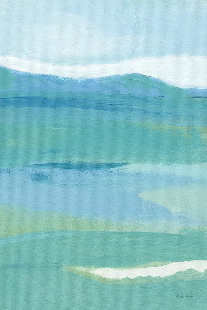 Coastal Bliss II Crop by Farida Zaman. SKU 48444h. Archival Giclee Fine art print for wall decor.