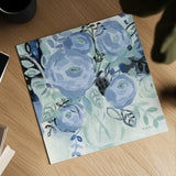 Coastal Blooms by Farida Zaman. Shown as a detailed flat fine art print, highlighting archival giclee quality. Available as an archival giclee rolled canvas, fine art paper, or poster print. SKU 87132a.