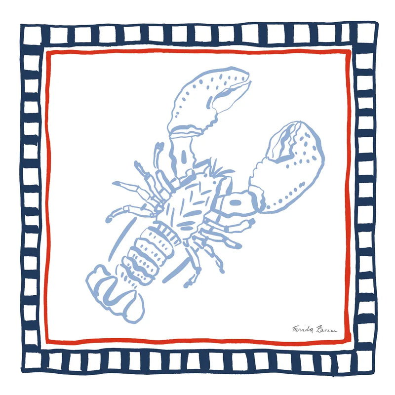 Coastal Critters III by Farida Zaman. SKU 102664a. Archival Giclee Fine art print for wall decor.