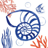 Coastal Jewels I by Farida Zaman. SKU 35779a. Archival Giclee Fine art print for wall decor.