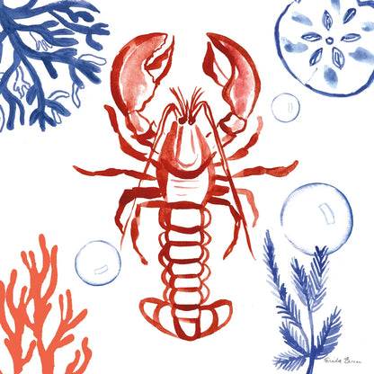 Coastal Jewels VI by Farida Zaman. SKU 35784a. Archival Giclee Fine art print for wall decor.