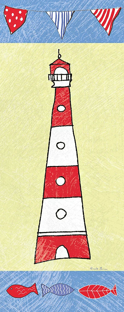 Coastal Lighthouse I by Farida Zaman