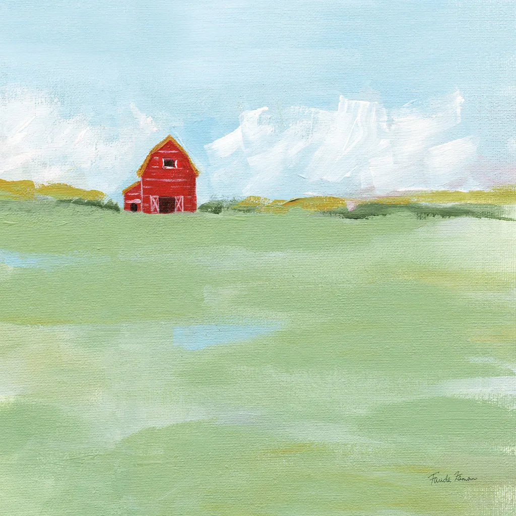 Country Feel by Farida Zaman. SKU 56265a. Archival Giclee Fine art print for wall decor.