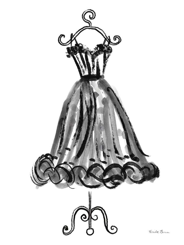 Couture Dress I Sketch by Farida Zaman