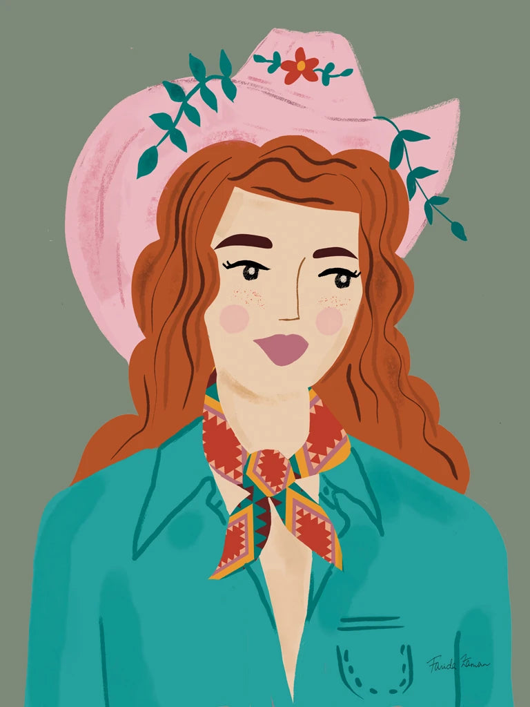 Cowgirl I by Farida Zaman