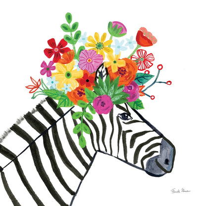 Decorative Animals I by Farida Zaman. SKU 62752a. Archival Giclee Fine art print for wall decor.