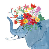 Decorative Animals II by Farida Zaman. SKU 62753a. Archival Giclee Fine art print for wall decor.