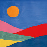 Desert Landscape I by Farida Zaman. SKU 65333a. Archival Giclee Fine art print for wall decor.